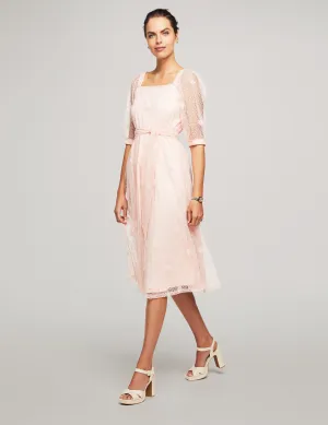 Square Neck Fit & Flare Dress - Sale