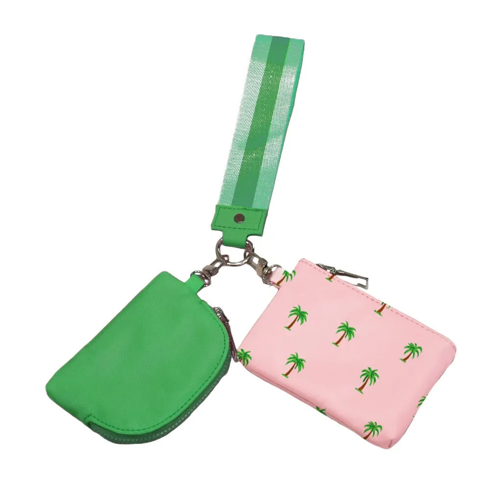 Summer Spritz Dual Pouch Wristlet