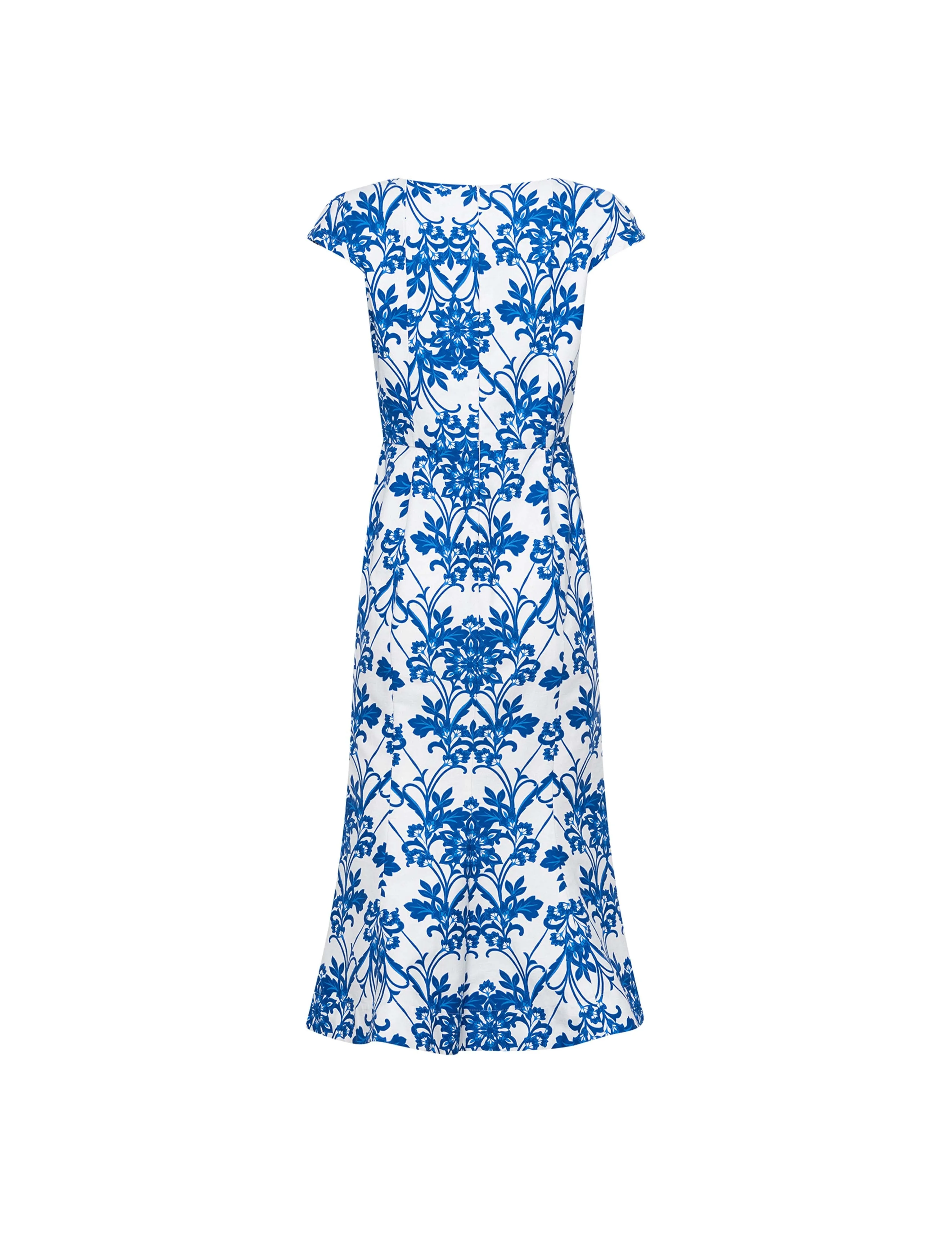 Sweetheart Flared Midi Dress