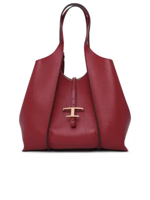 Tod's Timeless Logo Plaque Shoulder Bag
