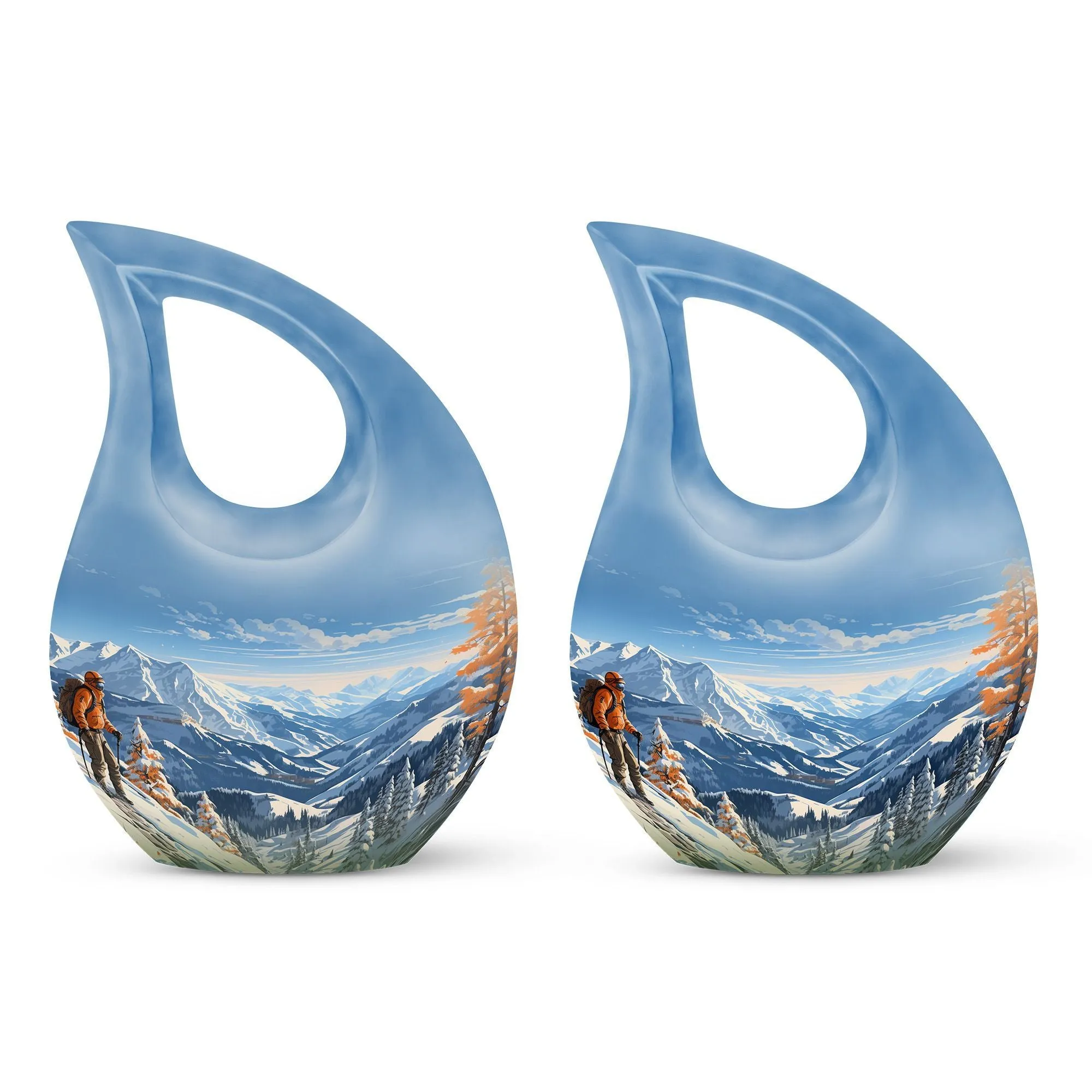 Winter Wanderlust Remembrance: Designer Memorial Urn