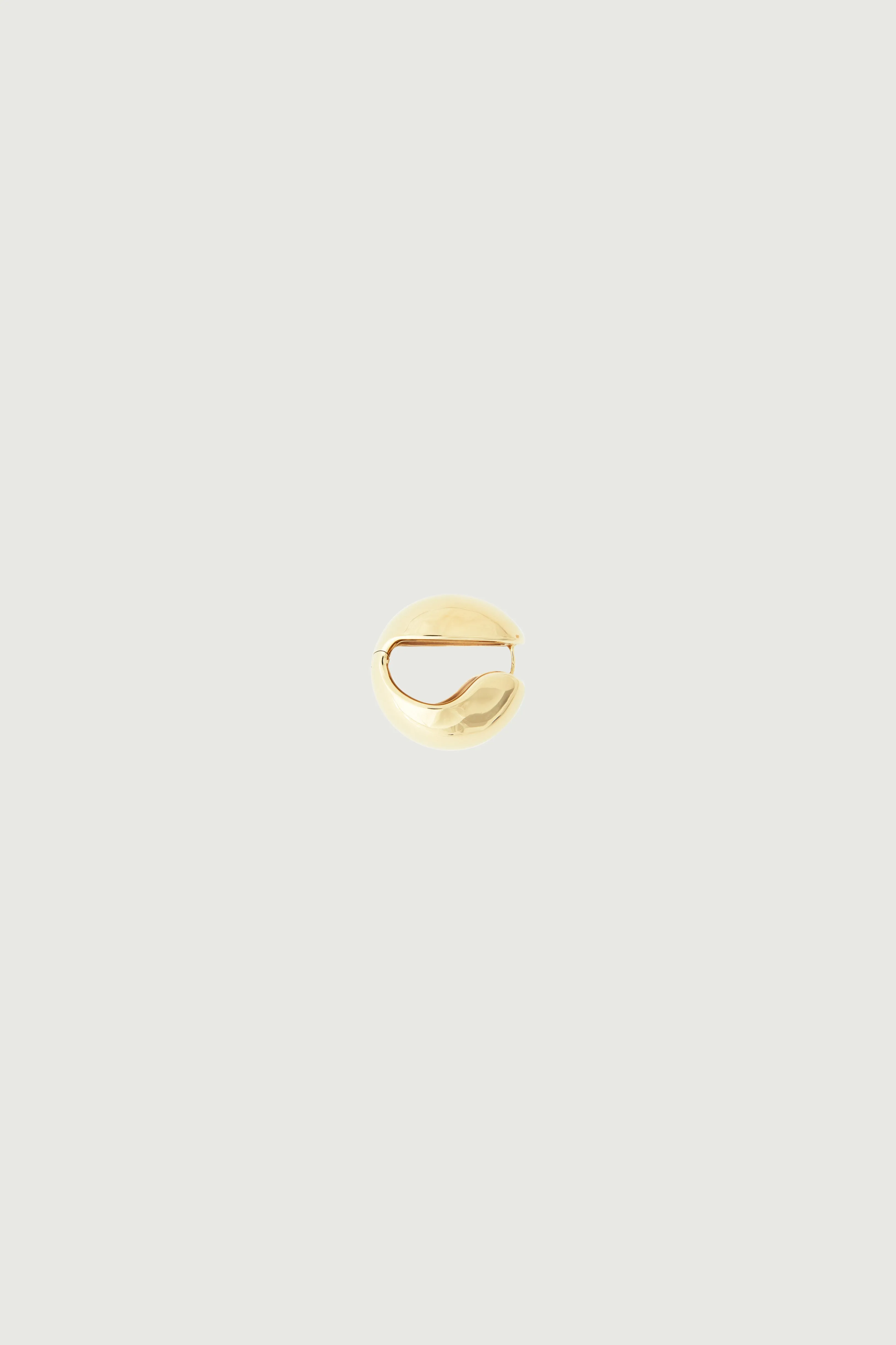 XL Logo Creole Earrings